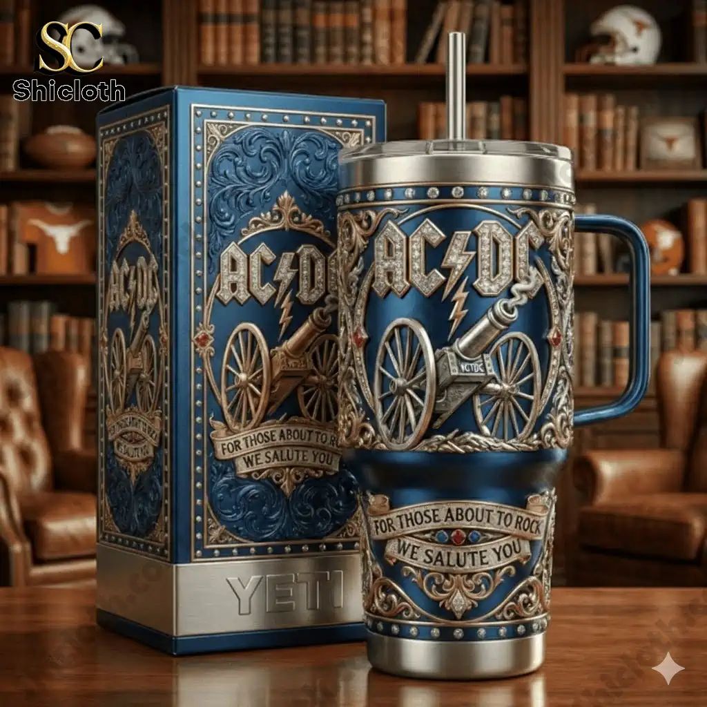 AC DC For Those About To Rock We Salute You Tumbler