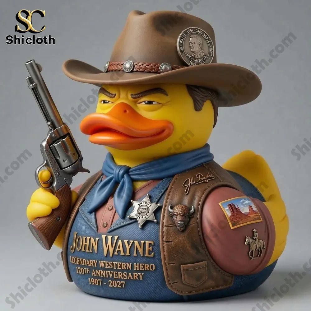 John Wayne Legendary Western Hero 120th Anniversary Duck