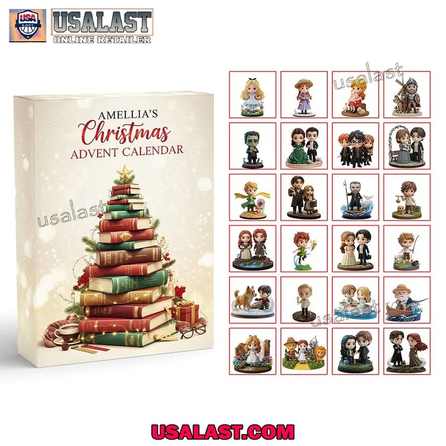 Personalized Literary Magic Christmas Advent Calendar
