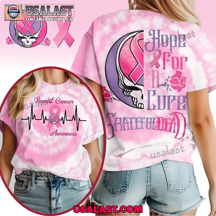 Grateful Dead Breast Cancer Awareness 3D Shirt