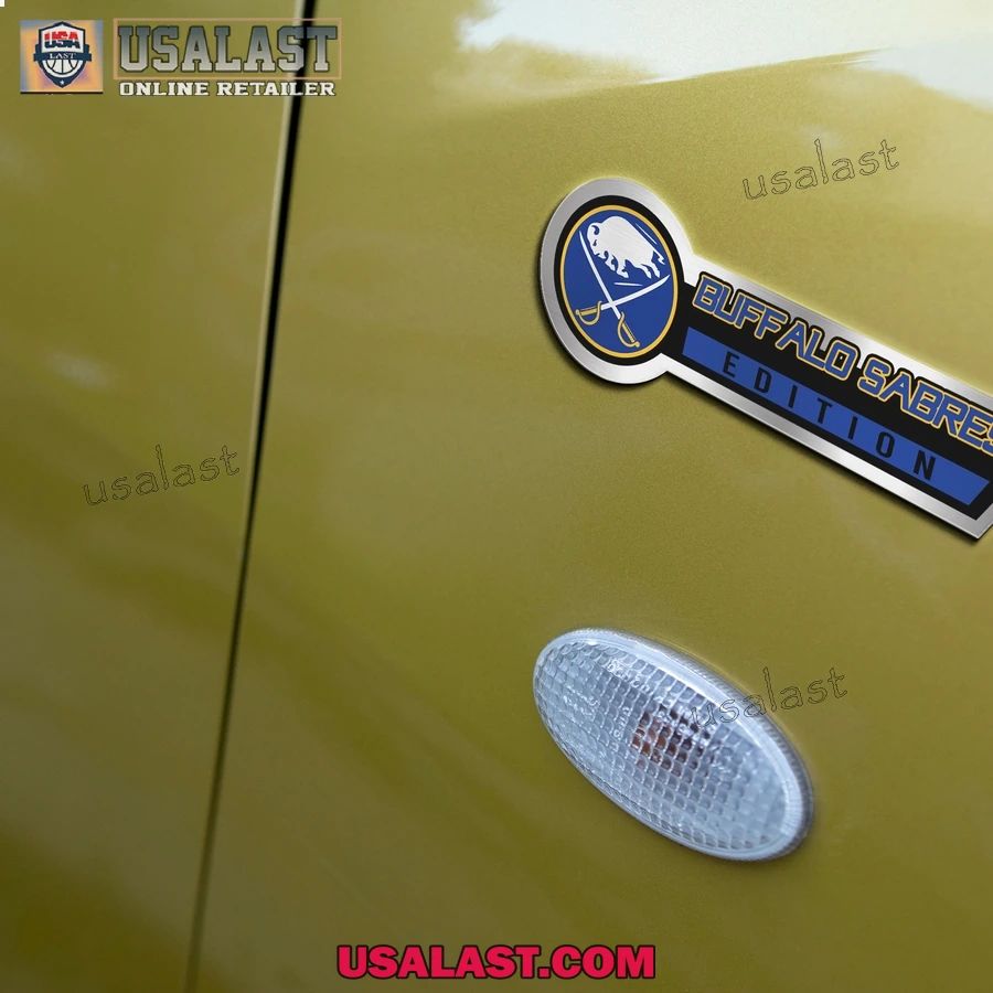 Buffalo Sabres Edition 3D Engraved Car Name Emblem