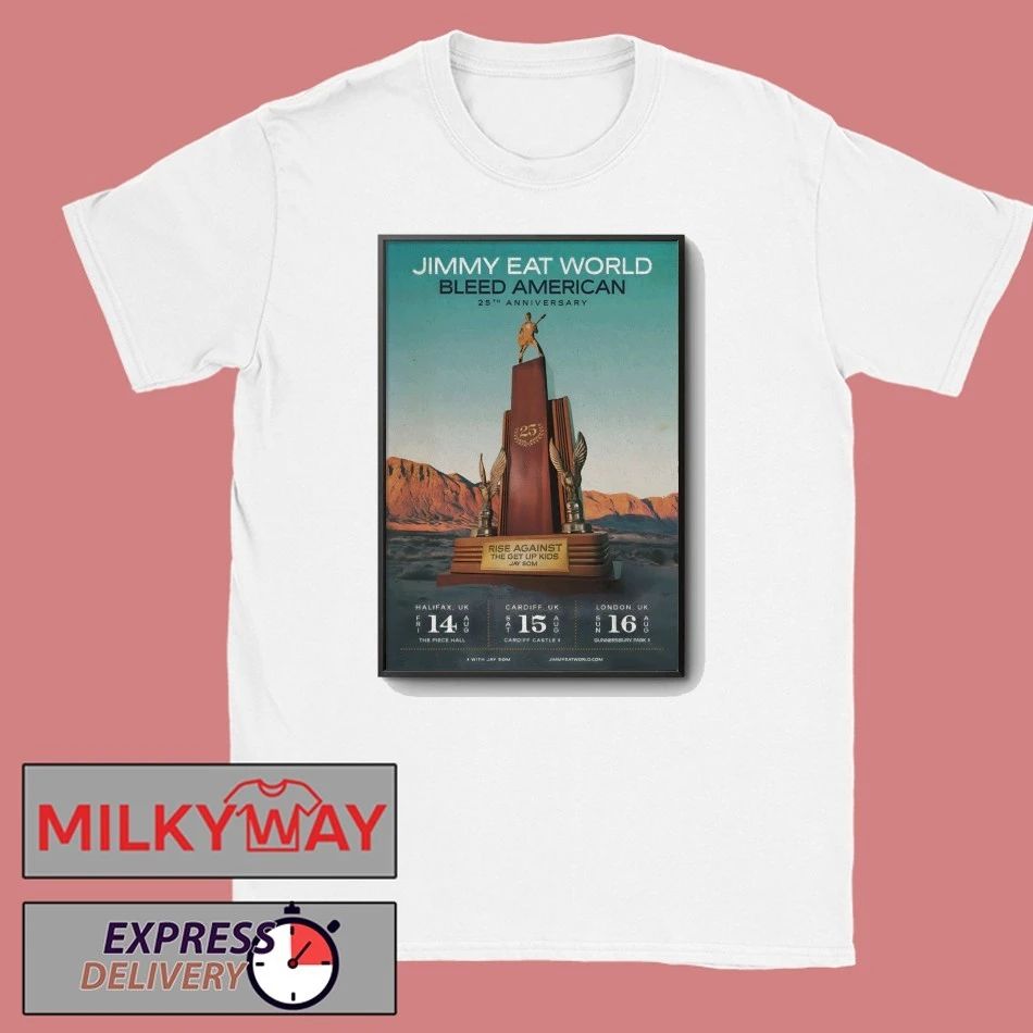 Jimmy Eat World Aug 15 2026 The Cardiff Castle In Cardiff UK Poster shirt
