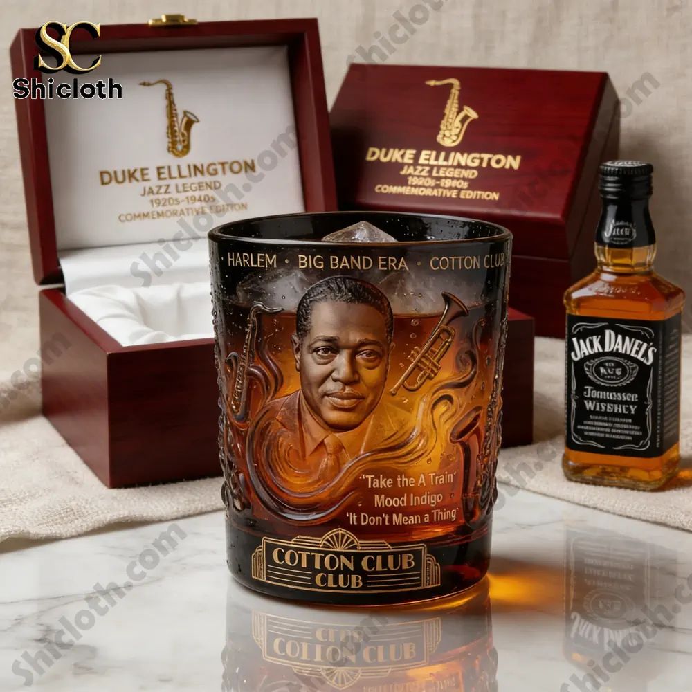 Duke Ellington Jazz Legend Collector Glass