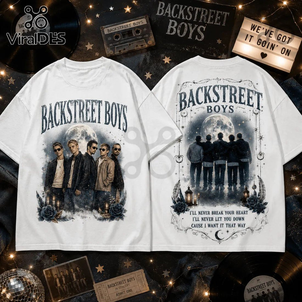 Backstreet Boys Vintage Style Oversized T-Shirt