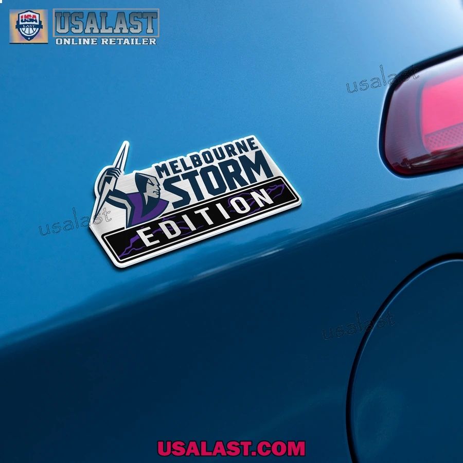 Melbourne Storm Edition Custom 3D Car Badge Sticker