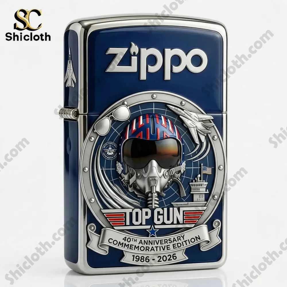 Gun 40th Anniversary 3D Zippo Lighter(1986-2026)