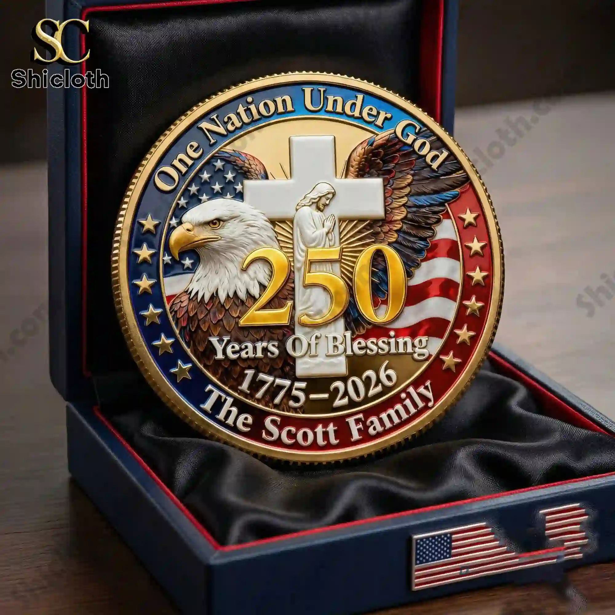 One Nation Under God 251 Years of Blessing 1775-2026 Commemorative Coin