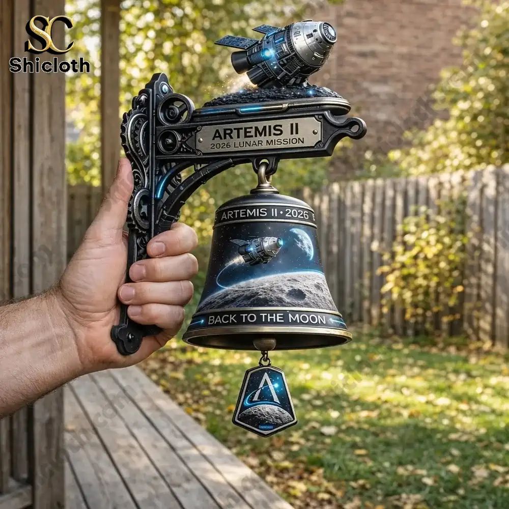 Artemis II Lunar Mission Commemorative Doorbell Wall Bell