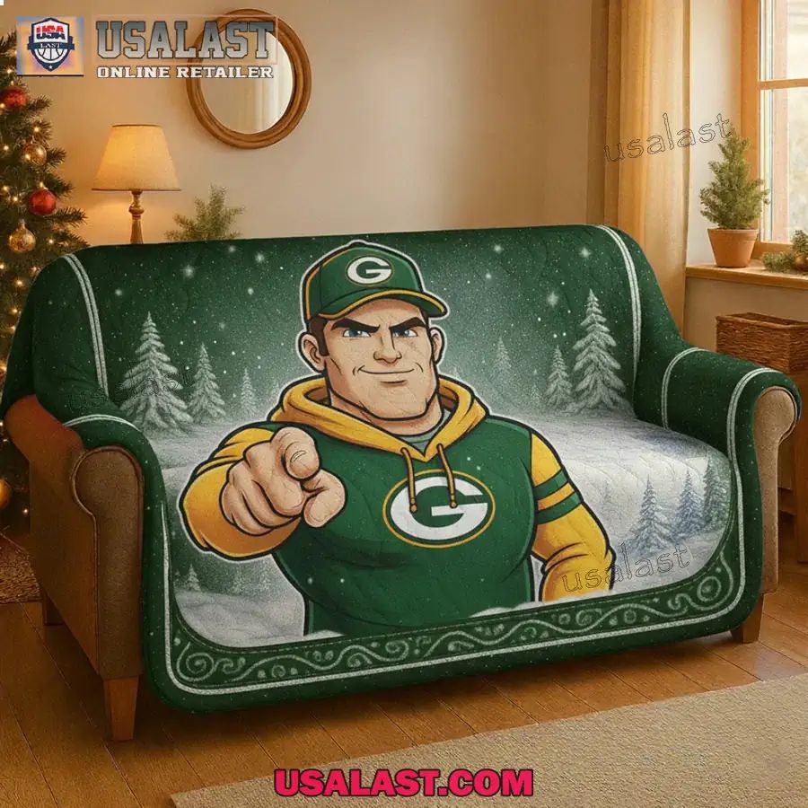Green Bay Packers Premium Christmas Fleece Blanket