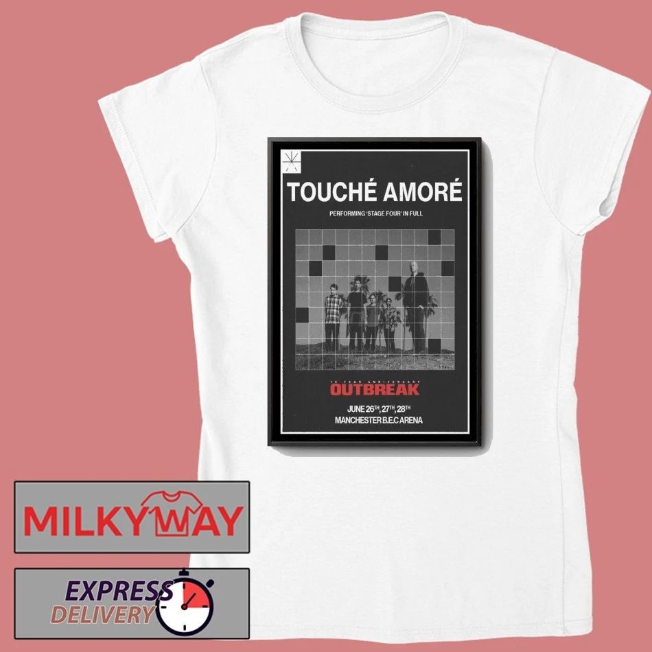 Touche Amore June 26-28 2026 Manchester BEC Poster shirt