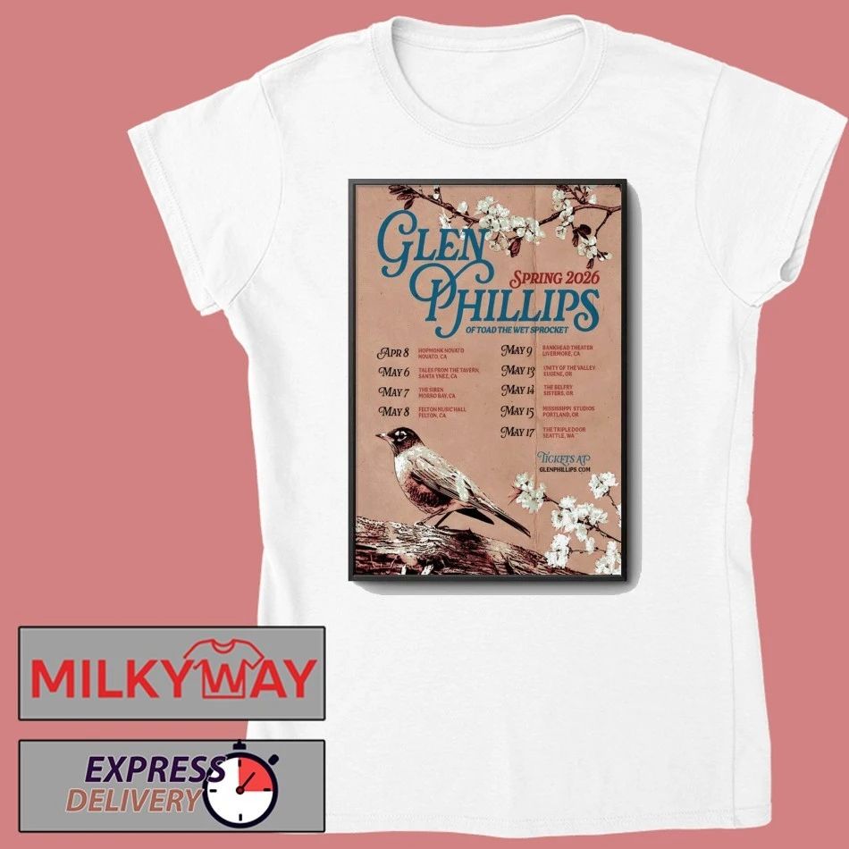 Glen Phillips Spring 26 Tour Poster shirt