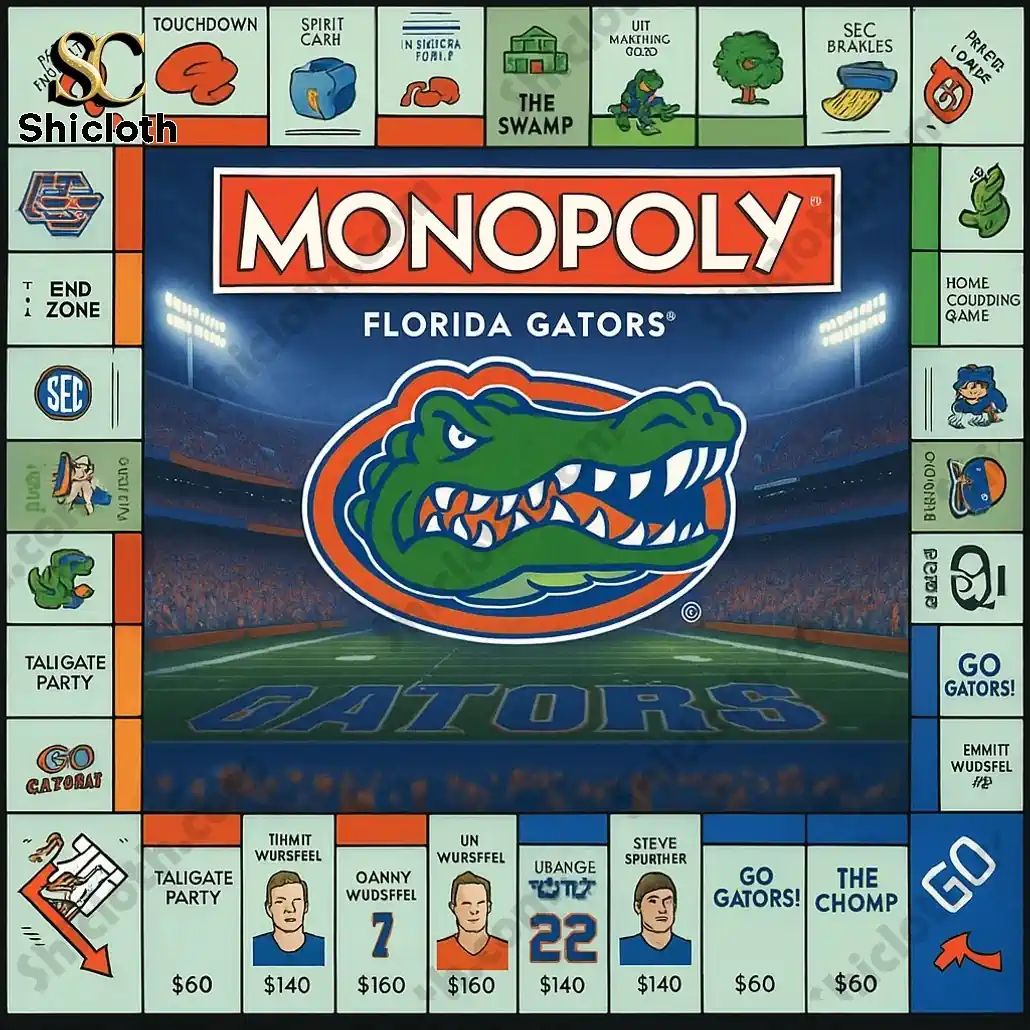 Florida Gators Limited Edition Monopoly Board Game