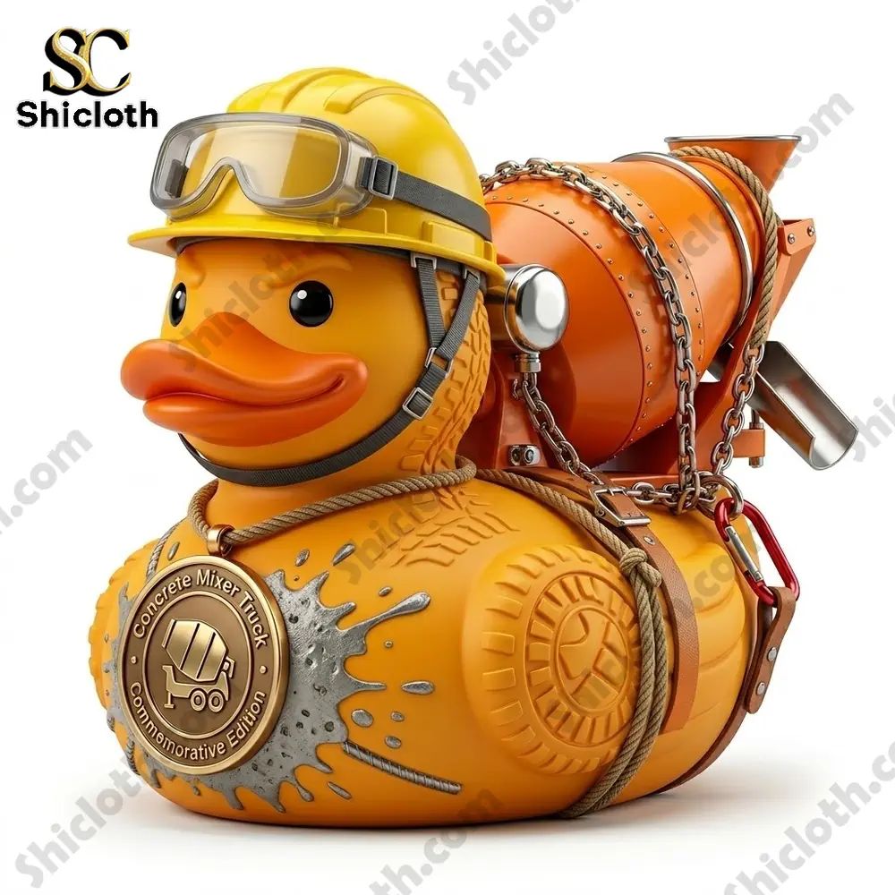 Concrete Mixer Truck Commemorative Duck