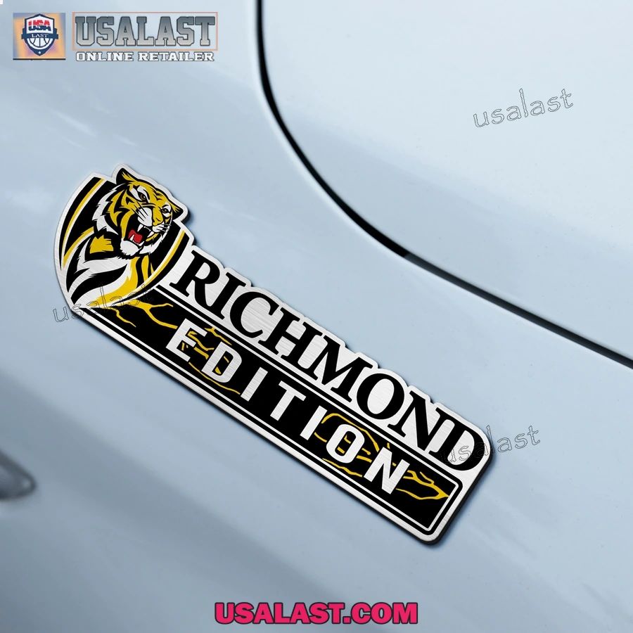 Richmond Tigers Edition Custom 3D Car Badge Sticker