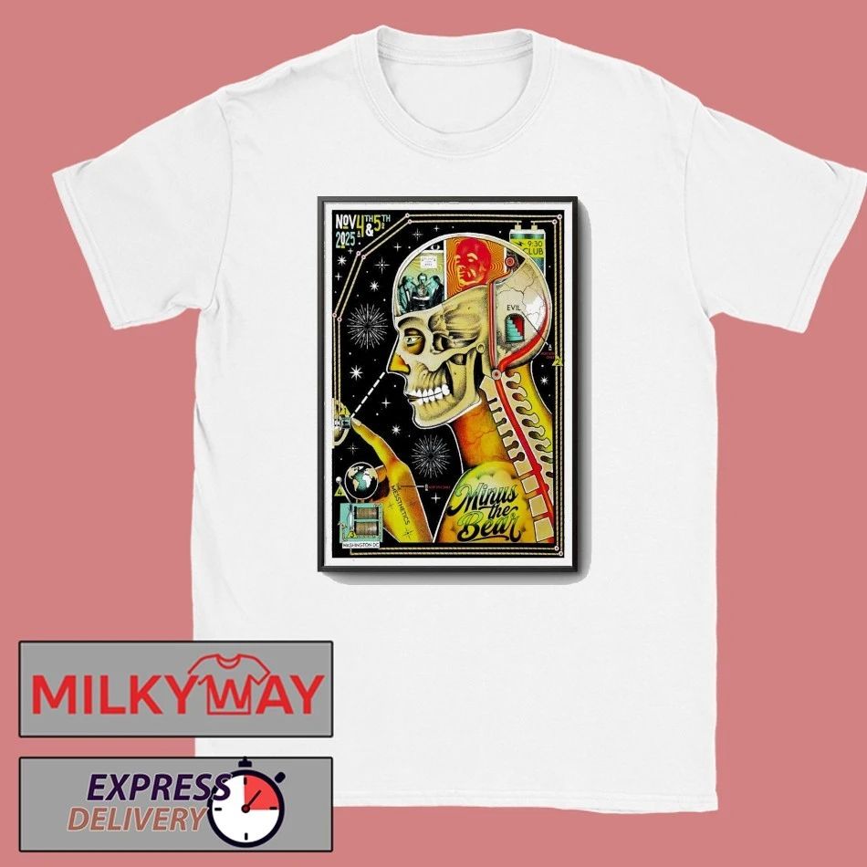 Minus The Bear 11 4-11 5 2025 Washington DC Poster shirt