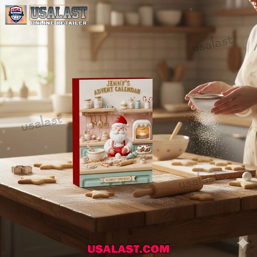 Personalized Baking Advent Calendar Christmas Gift Box