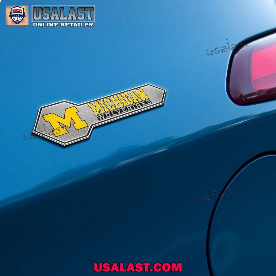 Michigan Wolverines Edition 3D Car Badge Sticker