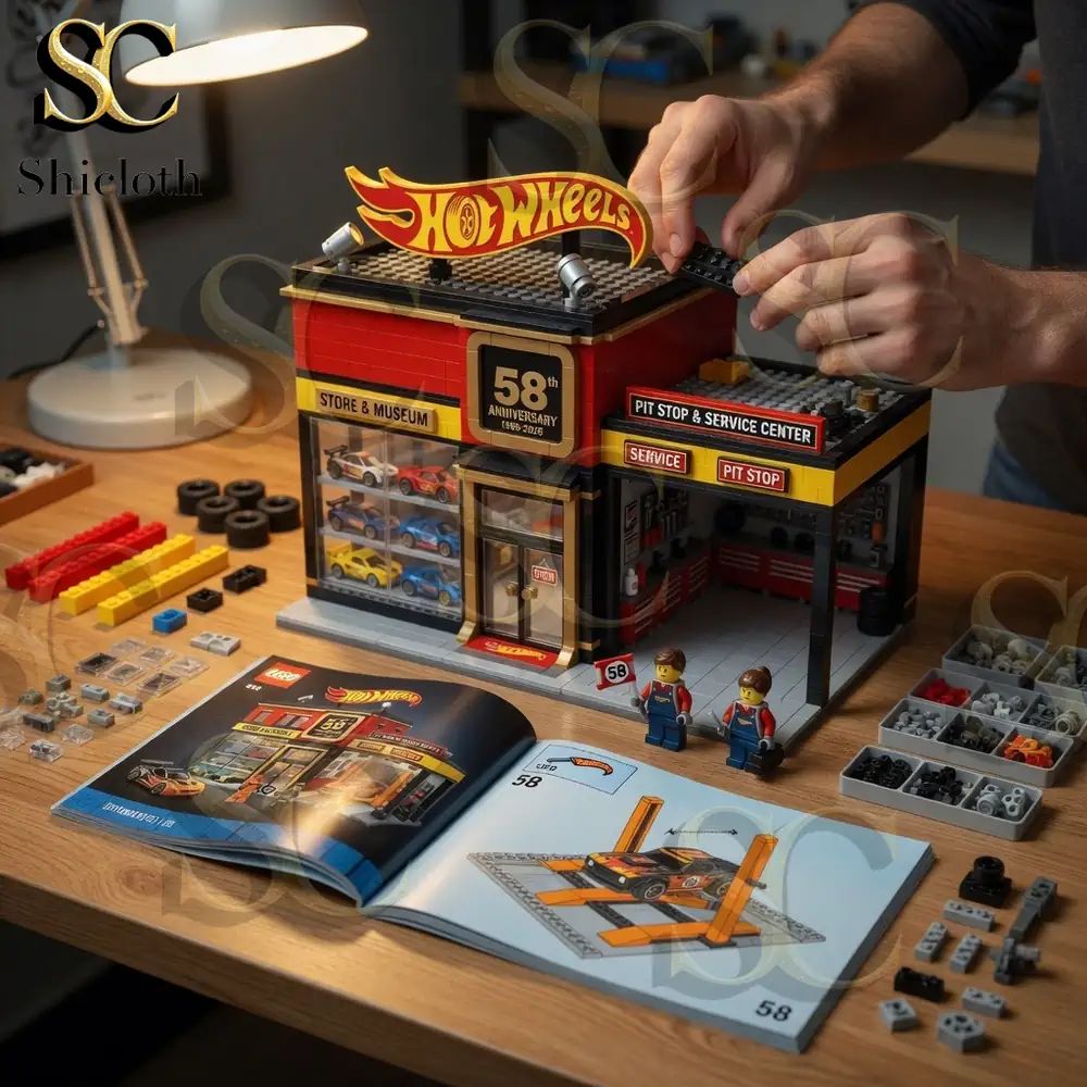 Wheels 58th Anniversary Collection Building Blocks Set