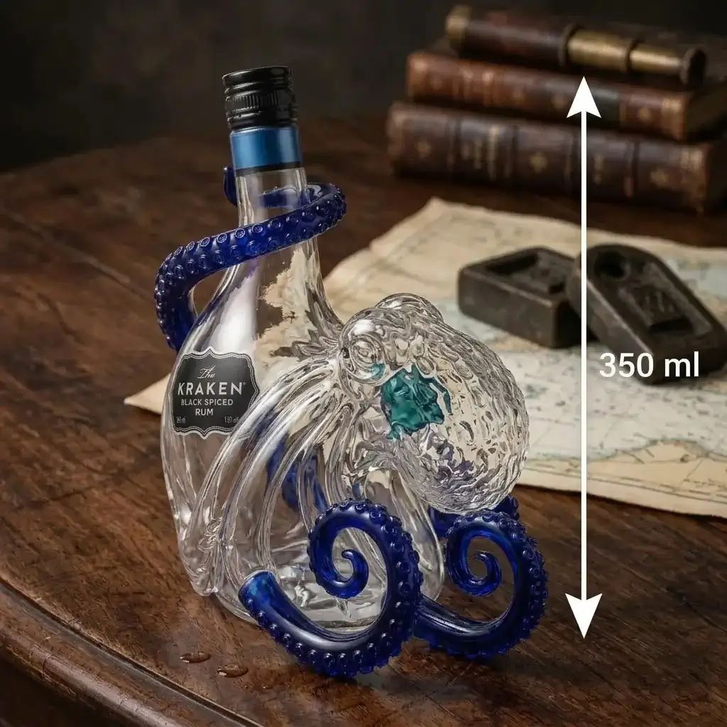 The Kraken Rum Edition 3d Octopus 750ml Bottle