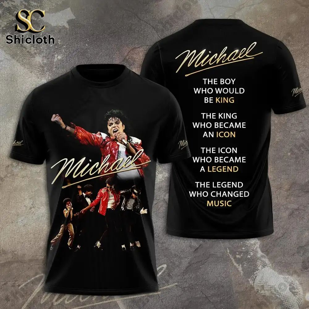 King Legend Of Pop Michael Jackson 3D Apparel Hoodie
