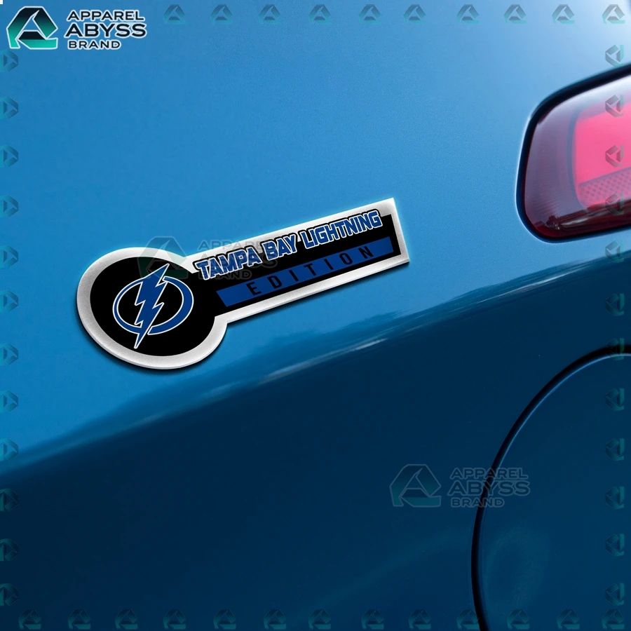 Tampa Bay Lightning Edition 3D Engraved Car Name Emblem