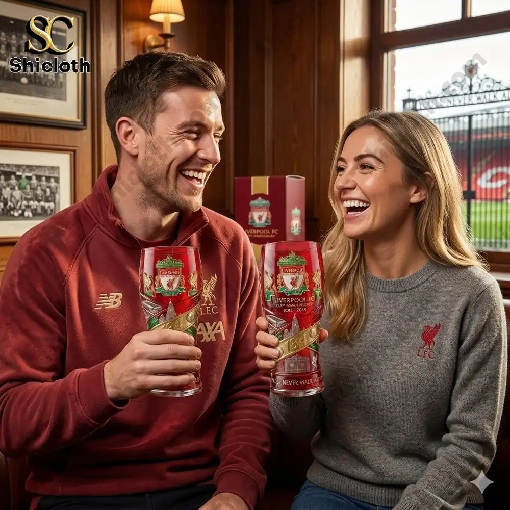 Liverpool F.C. 134th Anniversary Beer Whisky Glass