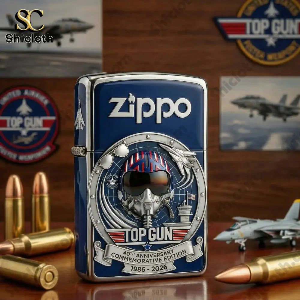 Gun 40th Anniversary 3D Zippo Lighter(1986-2026)