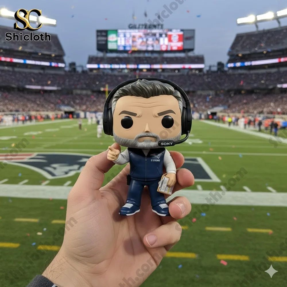 Mike Vrabel 2025 Coach of the Year Collectible Doll