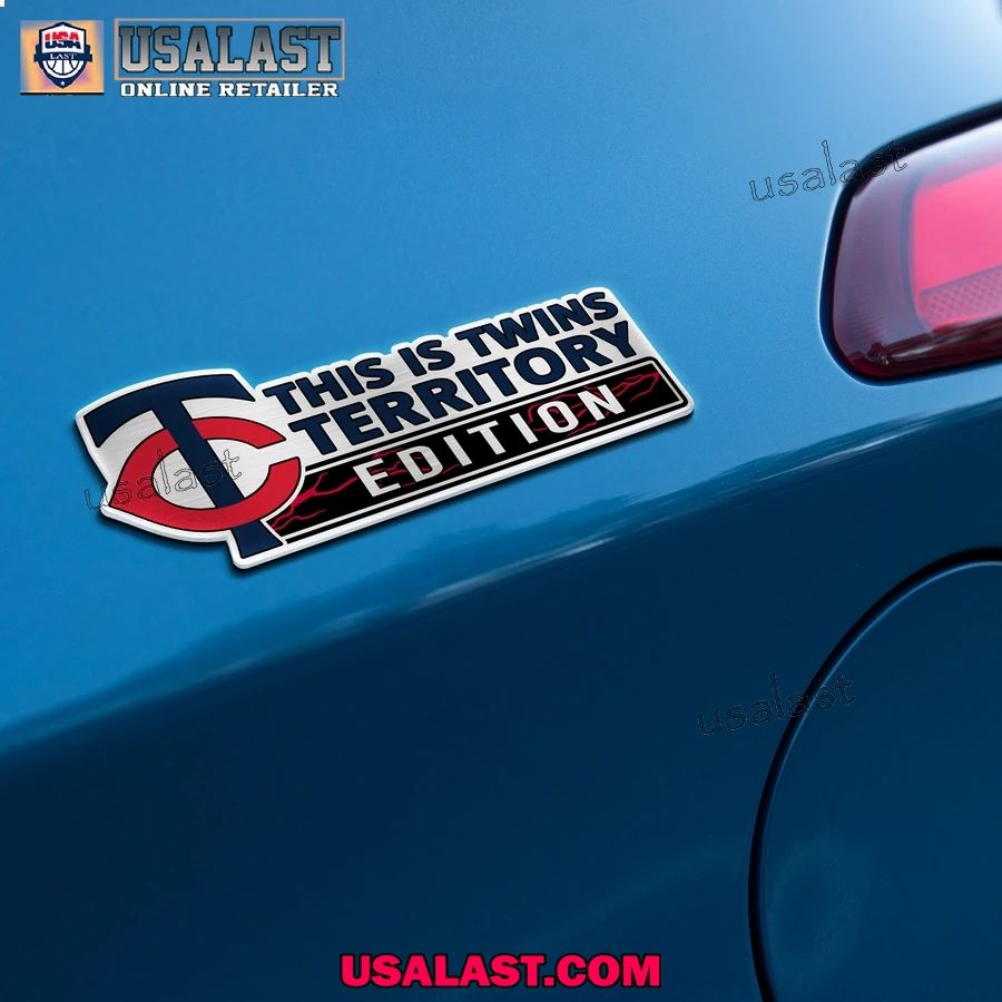Minnesota Twins Edition Engraved Car Name Badge