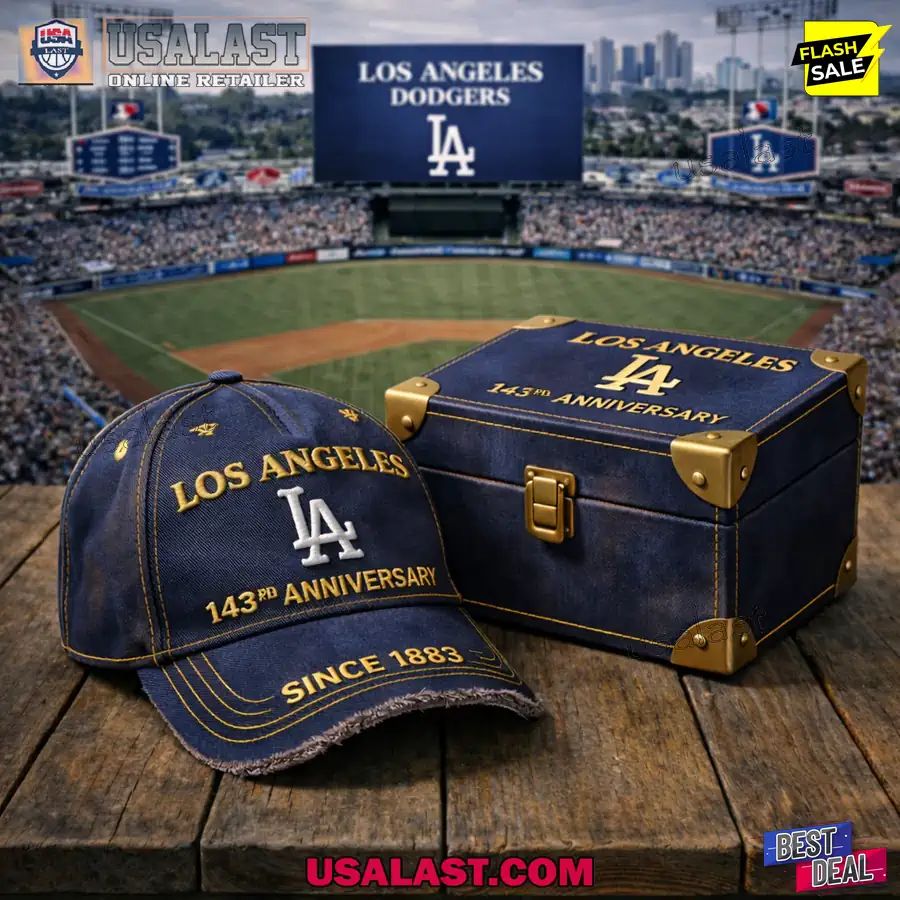 Los Angeles Dodgers 143rd Anniversary 1883-2026 Classic Cap