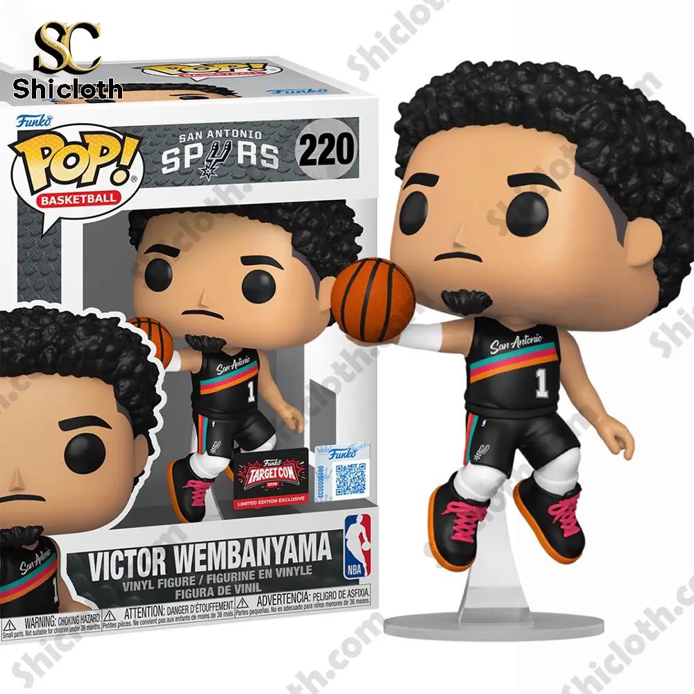 NBA San Antonio Spurs Victor Wembanyama Pop Figure Doll