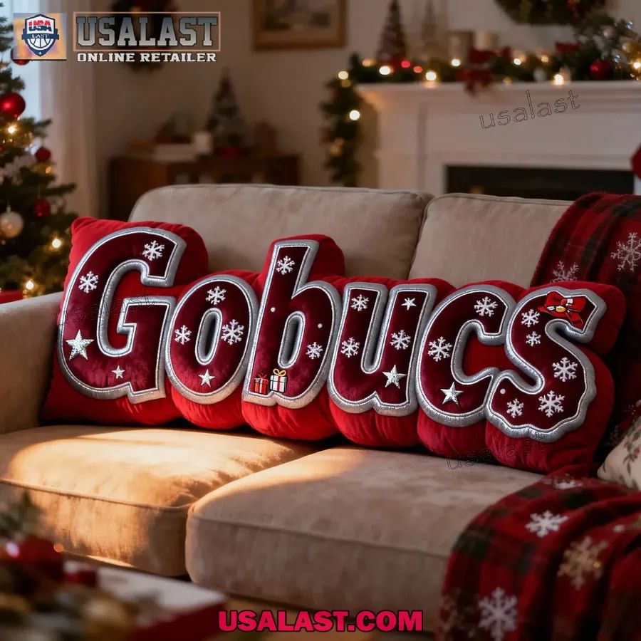 Tampa Bay Buccaneers Christmas Plush Pillow