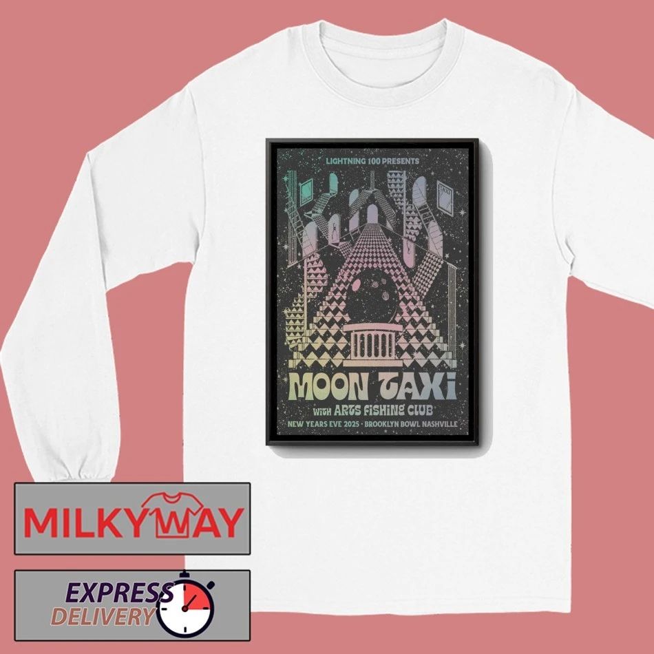 Moon Taxi Dec 31 2025 Brooklyn Bowl Nashville NYE Poster shirt