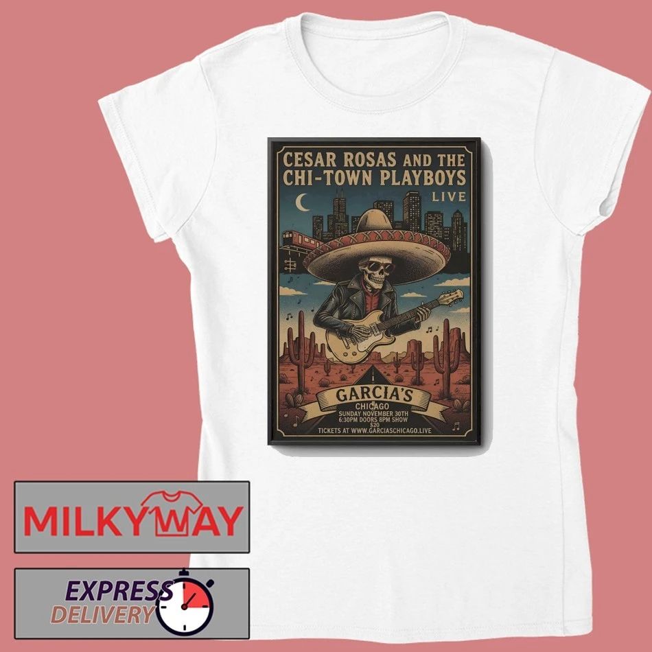 Cesar Rosas December 20 2025 In Chicago IL Poster shirt