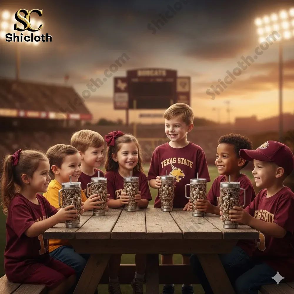 Texas State Bobcats Est 1899 40Oz Tumbler
