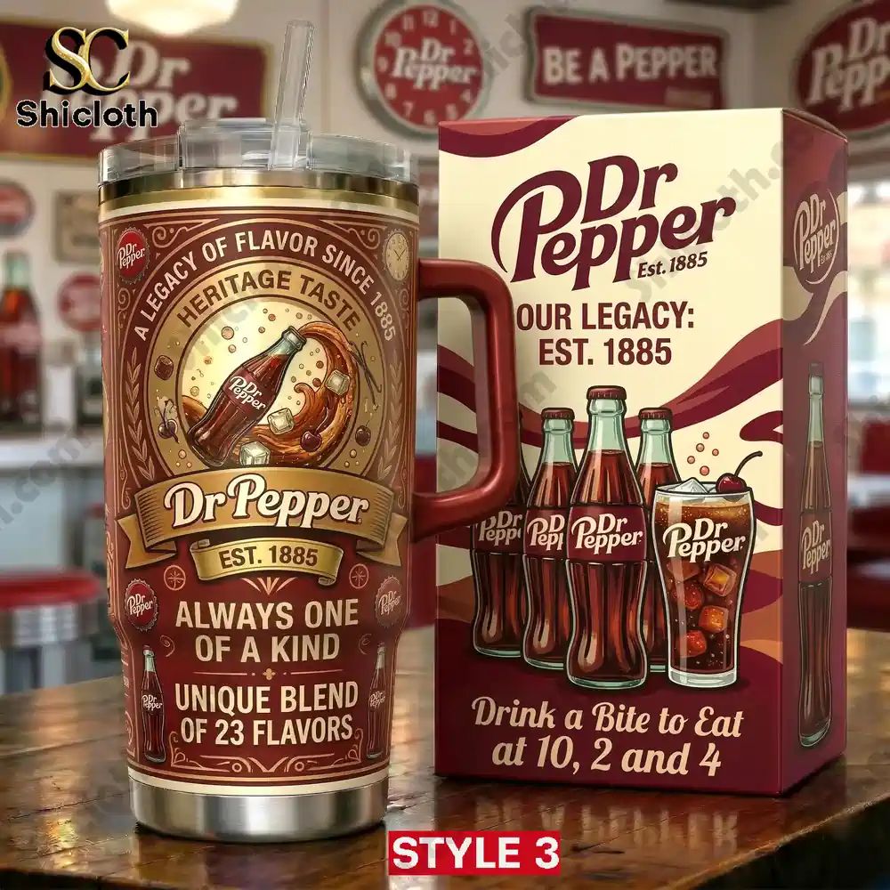 Dr Pepper 141ST Anniversary Insulated Tumbler