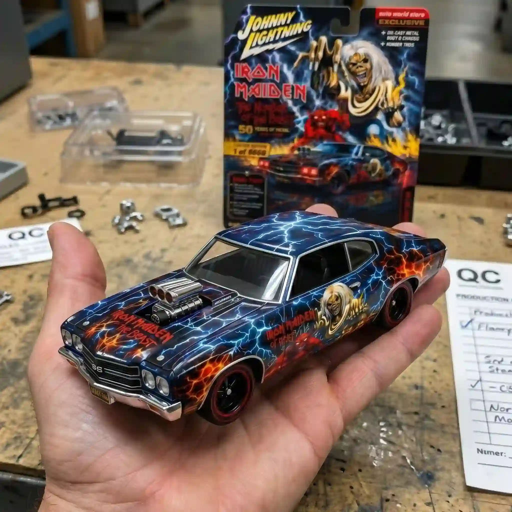 Iron Maiden ‘The Number of the Beast’ 50 Years of Metal Collector Car