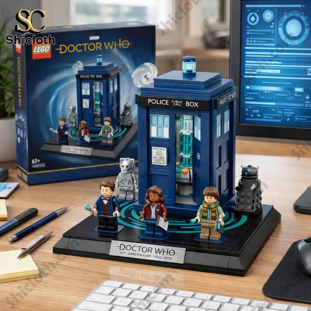 Doctor Who 63rd Anniversary TARDIS Collector Brick Set
