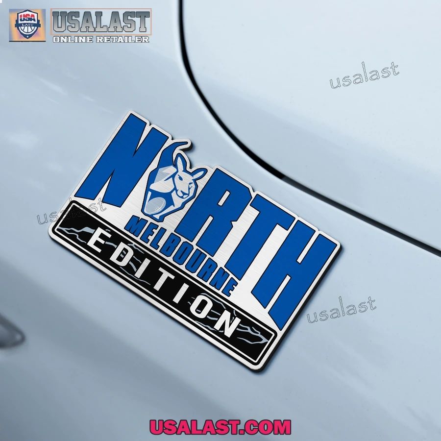 North Melbourne FC Edition Custom 3D Car Badge Sticker
