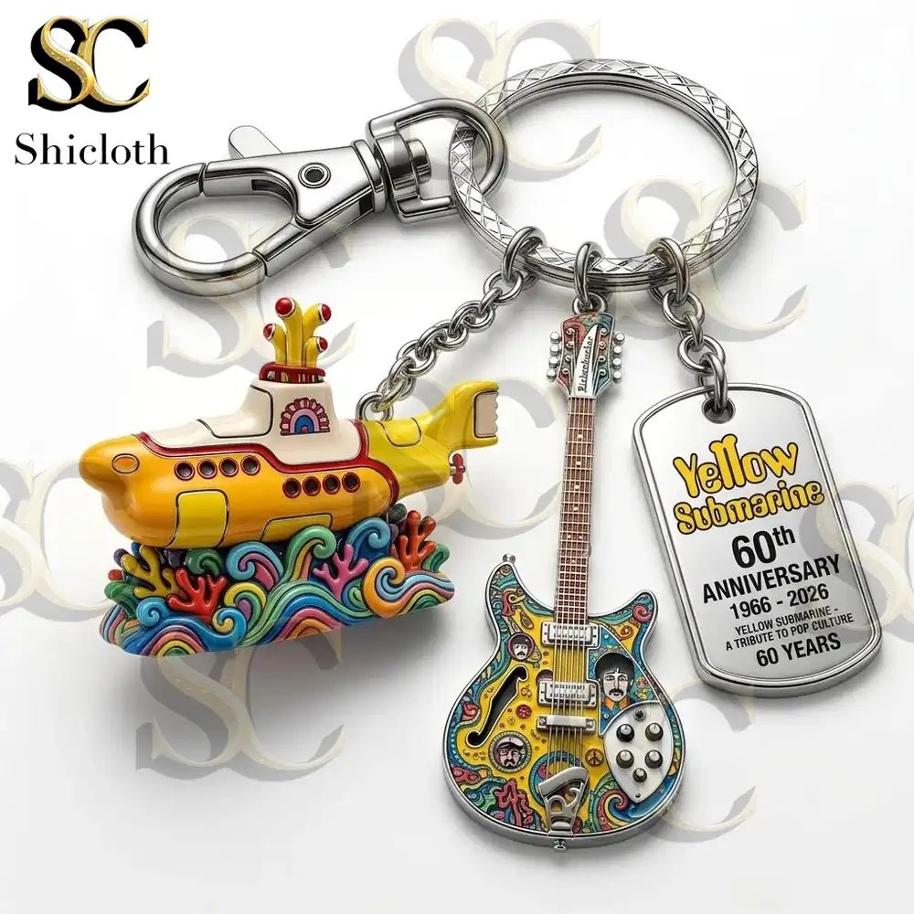 Yellow Submarine 60th Anniversary Keychain