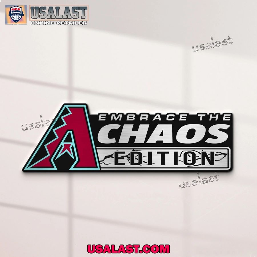 Arizona Diamondbacks Edition Engraved Car Name Badge