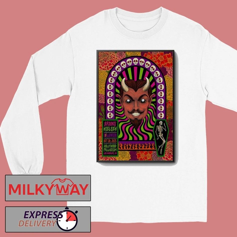 Brooks Nielsen In Hollywood CA On Oct 30 2025 Show Poster shirt