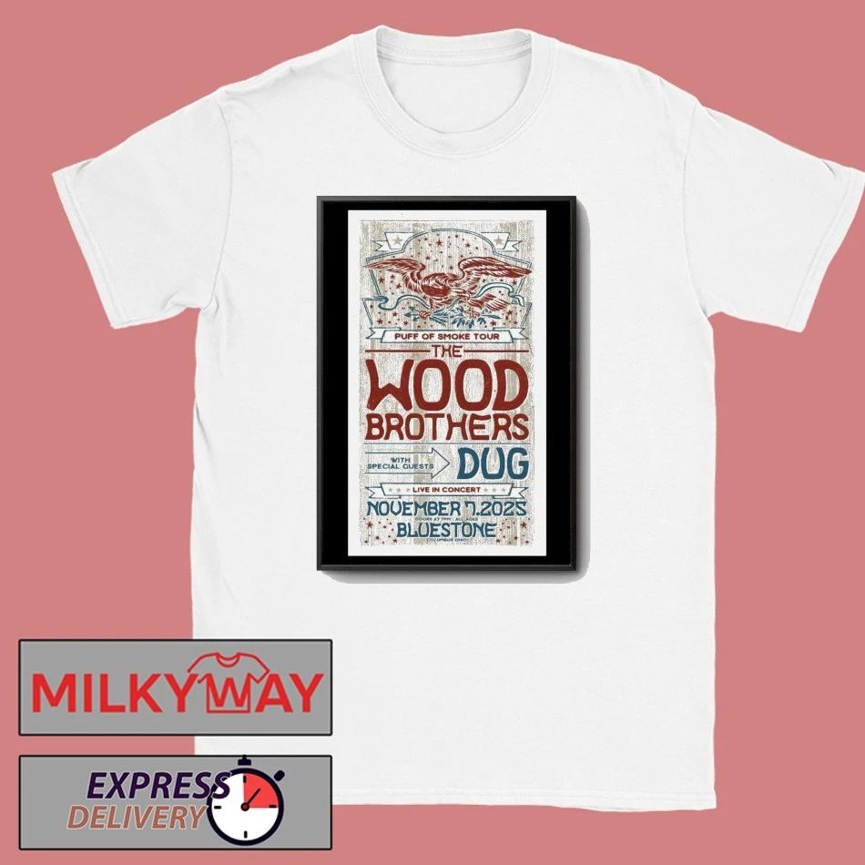 The Wood Brothers Tour Columbus On Nov 7 2025 Poster shirt