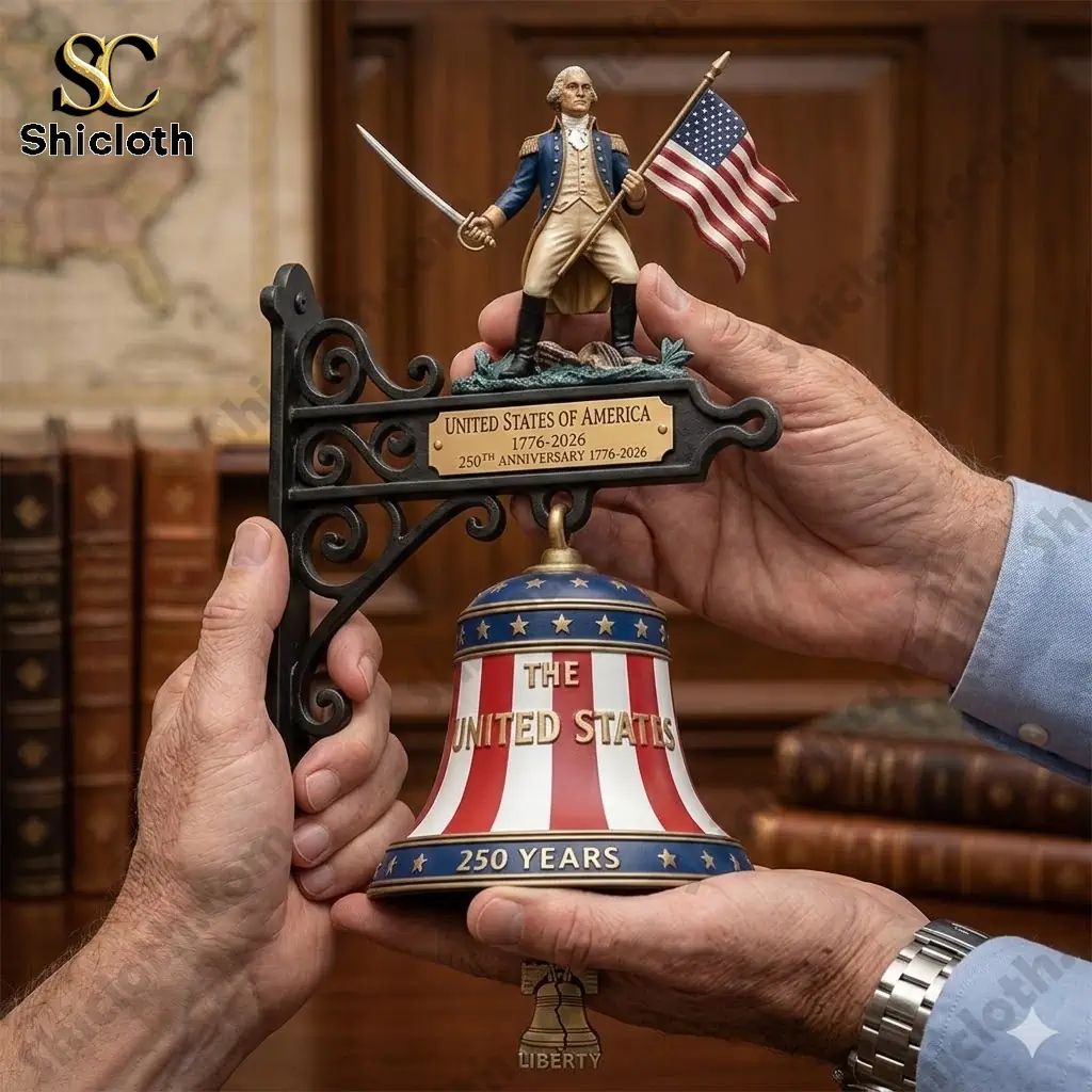 Commemorative United States 250Th Anniversary Semiquincentennial George Washington Wall Bell