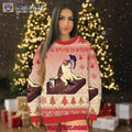 Cigarette Kitten Funny Smoking Cat Meme Christmas Ugly Sweater
