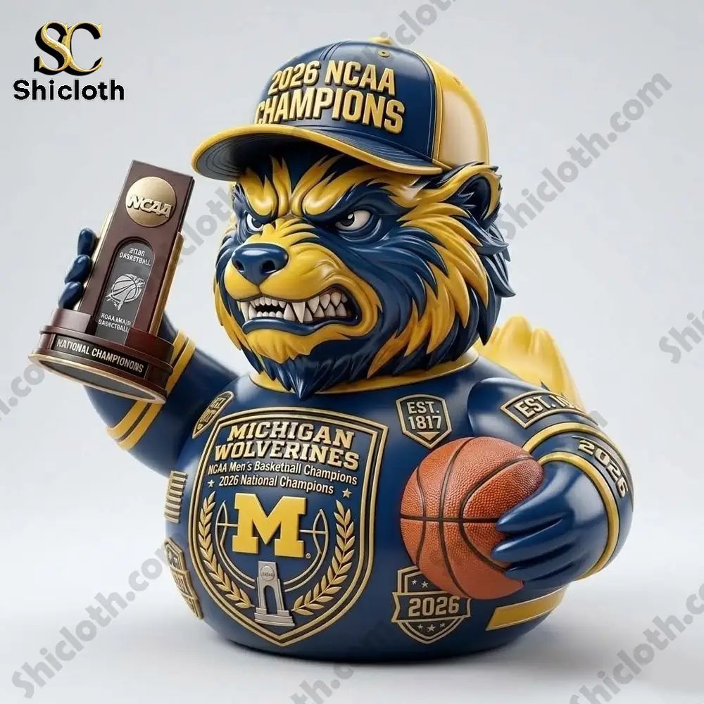 Michigan Wolverines 2026 NCAA Basketball National Champions Duck