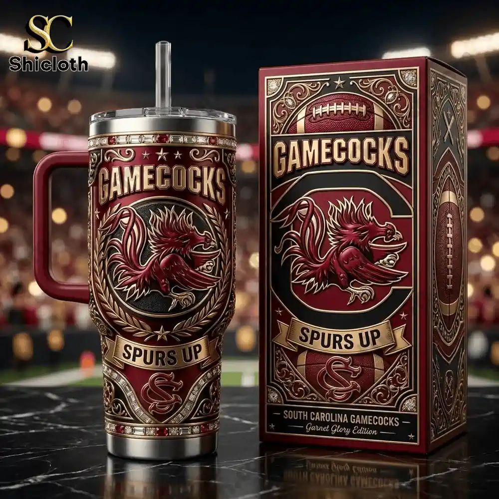 South Carolina Gamecocks Spurs up 40oz Tumbler With Handle