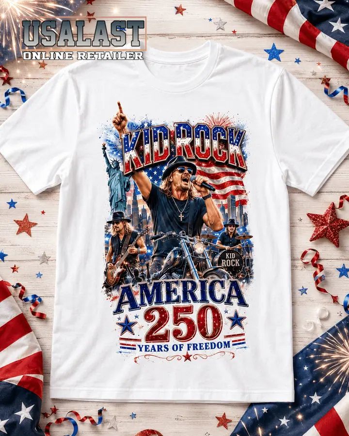 Kid Rock Bless America 250th Anniversary 3D T-Shirt