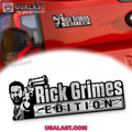 Rick Grimes The Waking Dead 3D Car Badge Sticker