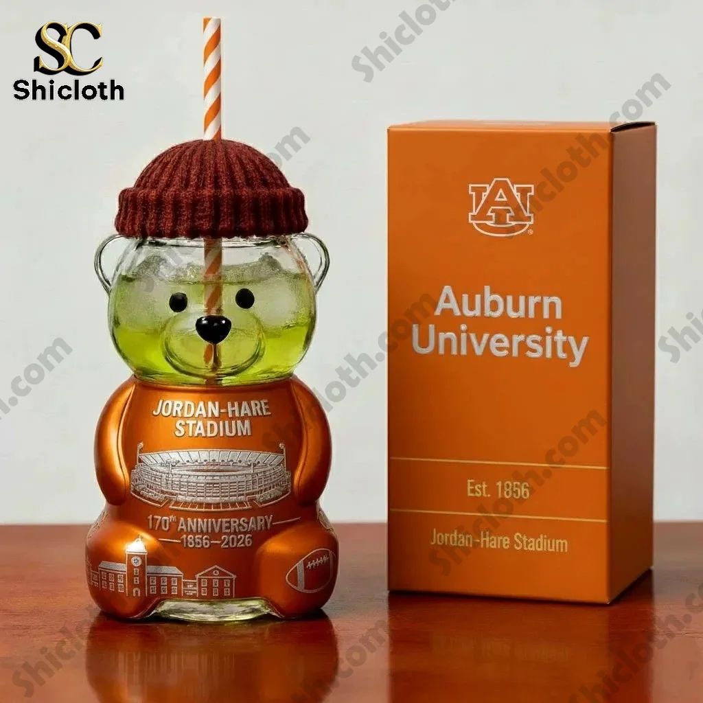 Auburn University 170th Anniversary Stadium Collectible Bear Cup